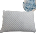 2023 New White Shredded Memory Foam Neck Support Pillow Breathable Bamboo Cotton Cover Cooling Fabric Sleep Contour