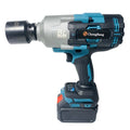 2100N.m Rechargeable Lithium Electric Brushless Impact Wrench 3/4" Heavy Duty Cordless Torque Wrench for Truck Tires Car Repair