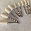 High-Hardness Mounted Felt Bobs Customizable OEM Round Abrasive Block Cone Cylinder Shape Made of Wool