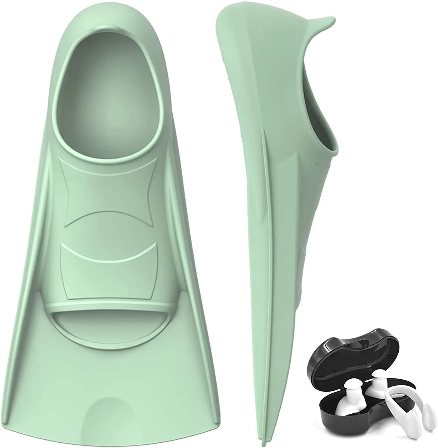 OEM Custom logo Training Swimming Flipper Diving Short Fins Snorkeling Gear Fins