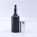 Guangzhou Cosmetic Packaging Factory's Matte Frosted Black Glass Dropper Bottles 5ml to 100ml Sizes for Serum Oil