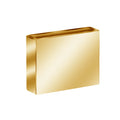 Stainless Steel Metal  Flat Square Rectangle Beads for Leather Bracelet