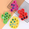 Hot New Plastic Bear Ice Cube Mold Cactus Ice Popsicle Box Pineapple Ice Cube Jelly Pudding Mold