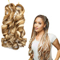 French Curls Loose Deep Wave Crochet Braids Hair Extensions Braiding Hair for Black Women French Curly Braiding Hair Spiral