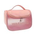 Waterproof High-quality Pvc Cosmetic Bag Toiletry Big Bag Delicate Makeup with logo Custom