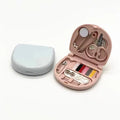 Promotional Gifts Customizable Logo Plastic Square Shape Sewing Kit Set Travel Mini Sewing Kit