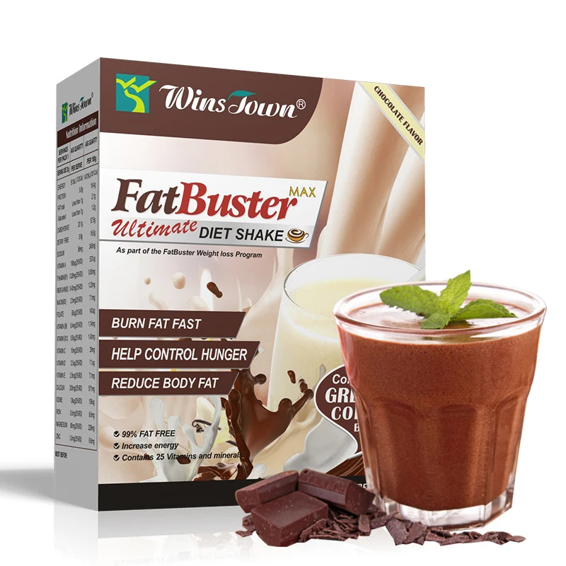 Private label fat buster slim diet shake Instant coffee weight loss slimming chocolate flavor meal replacement shakes Powder