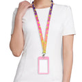 Cartoon Cute Kawaii Neck Straps Keychain Keys ID Card Badge Holder Keycord DIY Hanging Rope Keyring Custom Love Pink Lanyard