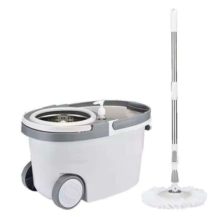 Dooso  Household Cleaning 360 Degree Rotating Magic  Tool Storage Spin Mop and Bucket Set with Wheels