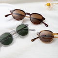Cool Design Unisex Luxury Polarized Sunglasses Classic Full Rim Oval Half Titanium Light Weight Durable Customized Packing