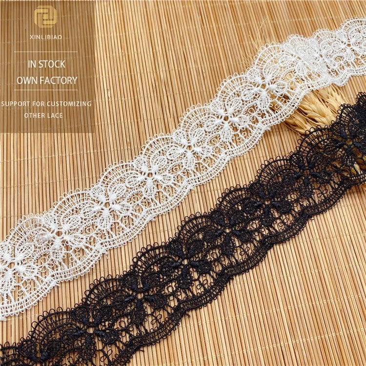 High Quality Water Soluble Polyester Lace Barcode Home Soft DIY Computer Embroidery Accessories for Clothing Wholesale Spot MegaBDM