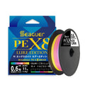 Sea Guer X8 Strong 150m/200m 8 Strand Multicolor PE Braided Fishing Line for Lake & Stream Carp Fishing High Strength Sink Line