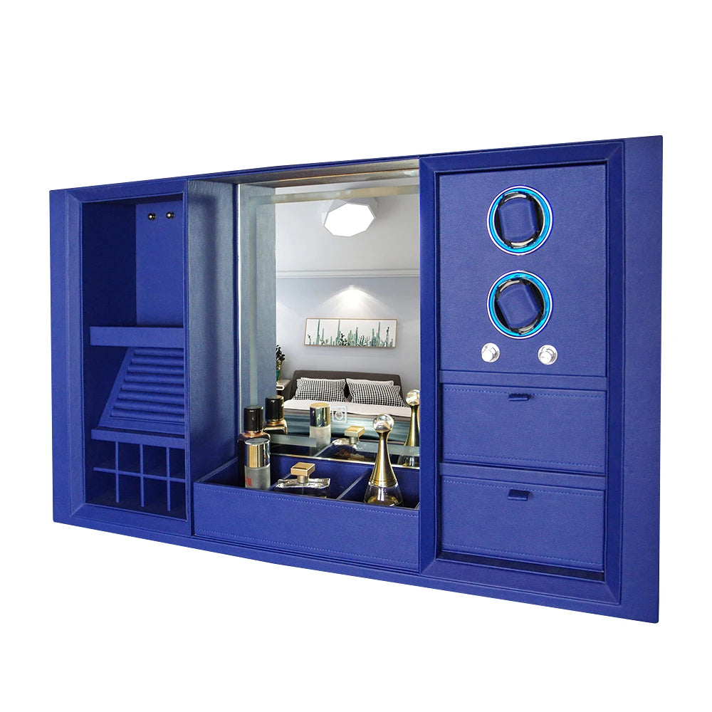 2026 Latest Hidden Dressing Table Intelligent Makeup Vanities Automatic Lifting Vanity Desk