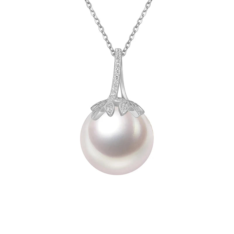 Wholesale Freshwater Pearl Necklace 925 Sterling Silver 925 Women's Necklace Pearl Necklace Fashion Jewelry