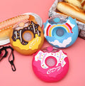 Fashion Custom Silicone Protect Cover BPA Free Plastic Kids Donut Water Bottles