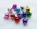 50pcs/bag 6mm Jingle Bells Bronze Plated End Charm Christmas Large Event Bell Decorations