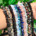 Natural Stone Beads 10MM Tiger Eye/Amazonite/Agate/Quartz Irregular Loose Gems Beads for Jewelry Making