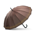 Promotional Cheap Custom Umbrella with logo Printing j Shape Handle Straight  16k Golf Umbrella