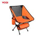 WOQI Camp Accessories 600D Oxford with PU Lounge Folding Camping Chair with Carry Bag for Outdoor Hiking