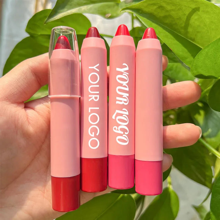 Wholesale No logo Natural Matte Lipstick Pen Waterproof Long-lasting Color Lipstick
