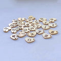 Fine Jewelry Alphabet Heart Letter Pendants Charms Wholesale for Bracelet Making Gold Filled Letter Charm