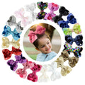 4.5 Inch Kid Girls Large Ribbon Hair Bows Clips Accessories for Toddlers Kids Girls Hair Accessories