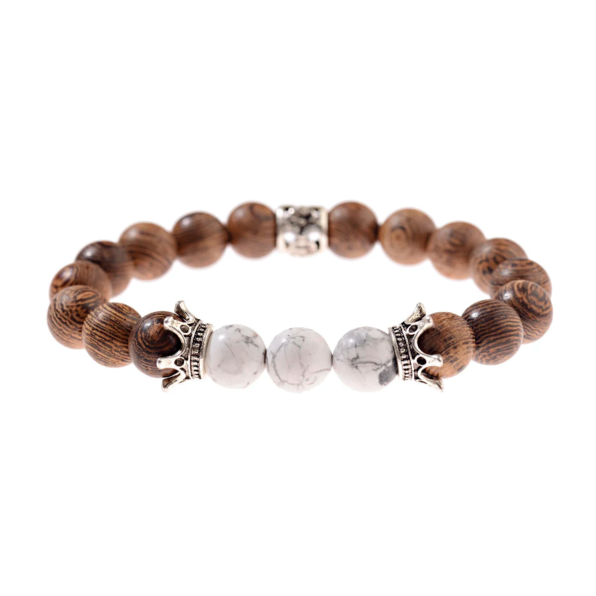 Classic Wood Charm Beads Bracelet Men Tibetan Buddhist Bileklik Mala Bracelet Yoga Rosary