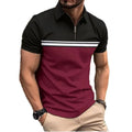 High Quality Polo T Shirt Manufacturing Company Short Sleeve Striped Golf Tshirt Men'S Polo Shirts