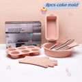 Factory Hot Sale Complete Cake Baking Set pink Bakery Tools Set for Beginner Adults Baking Sheets with Cake Pan Mitt Food Tong