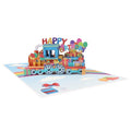 3D Pop-up 'Happy Birthday' Greeting Cards with Envelope Party Supplies for Special Birthday Celebrations