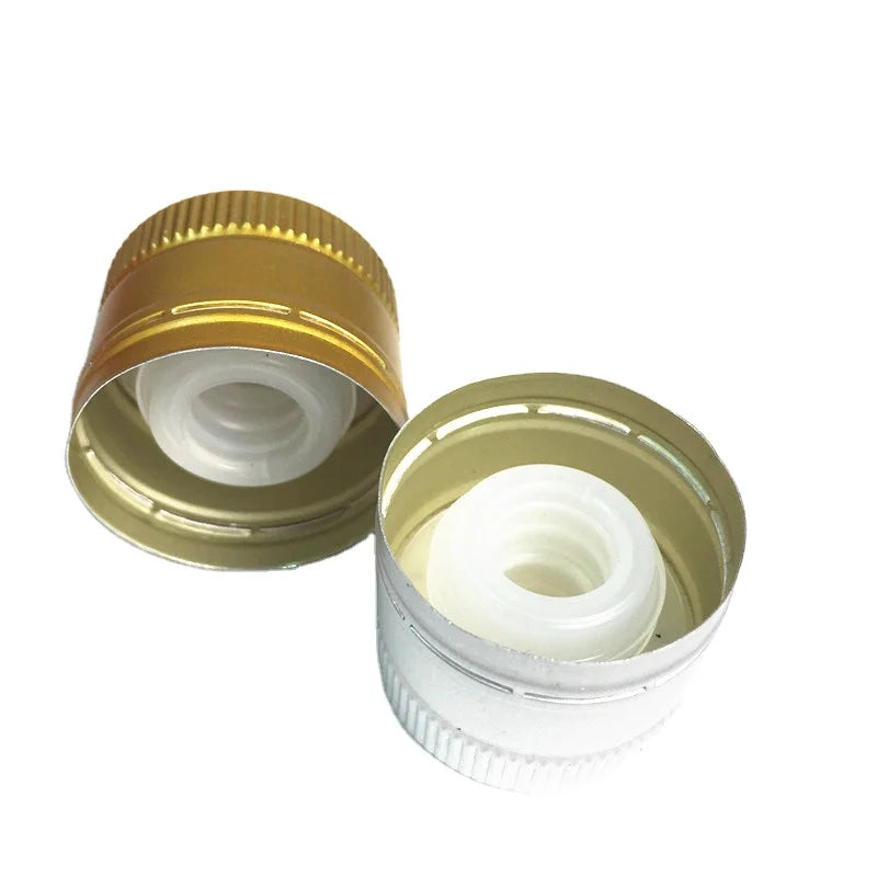31.5mm Plastic Temper Evident Screw Cap with Plastic Easy Pourer for Olive Oil or Vinegar Olive Oil Bottle Cap