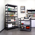 Shelf Garage Steel 5 Layer with Rails Steel Boltless Garage Storage Rack Shelves Racks US Warehouse Local Stock