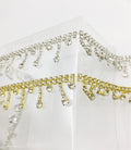 SINONG Flatback Crystal Decorative Chain With Rhinestone Tassel Border Motif Metal Belt Weddings Shoes Garments Bags Nails Hats