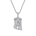 CN451 Small Size Jesus Pendants Necklace Brass Cubic Zircon Necklace Iced Out Men Gift