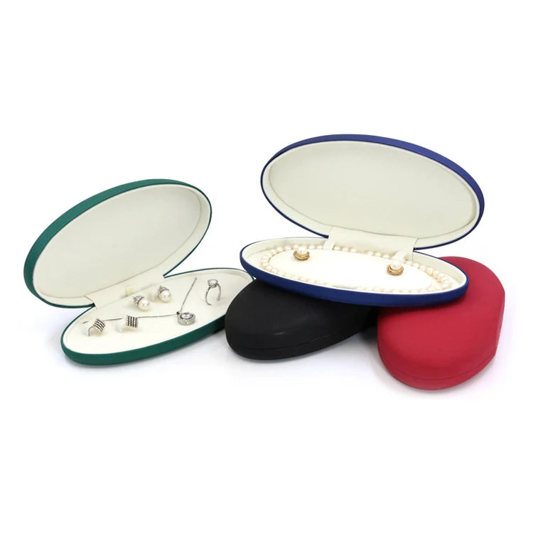 OEM Modern Shell Shape Ring Box Custom Printed Plastic Jewelry Packaging Box for Wedding Favors Luxury Brand Gift Box