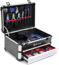 Customizable Aluminum Storage Case with Drawer for Wireless Microphone 3-Year Bingo Flight Suitcase OEM/ODM Supported