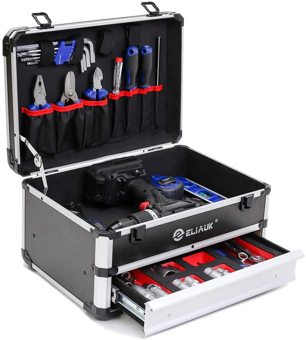 Customizable Aluminum Storage Case with Drawer for Wireless Microphone 3-Year Bingo Flight Suitcase OEM/ODM Supported