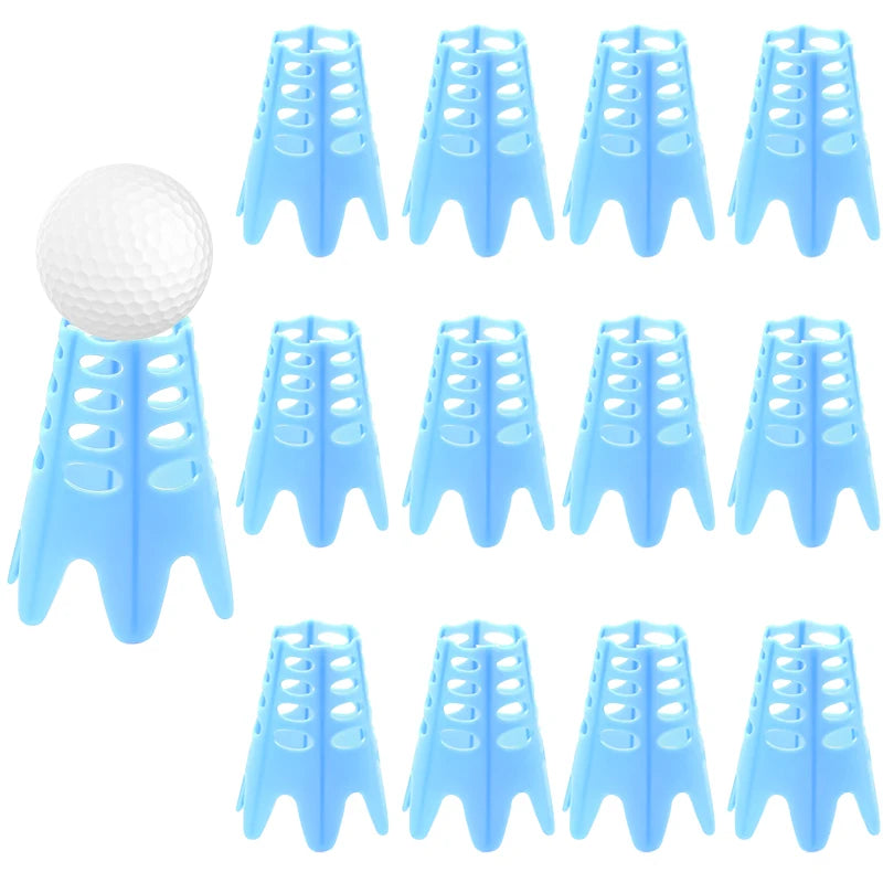 HOW TRUE Practice Golf Simulator Tees Plastic Portable Golf Claw Tee Indoor Golf Mat Tees for Home Outside Sports-Lover