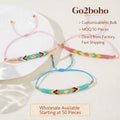 Go2boho Summer Design Arrow Fashion Boho Handmade Pearl Miyuki Beaded Woven Braided Bracelets Women Daily Delicate Quality