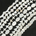 Natural White Freshwater Mother Pearl Beads Heart Star Spacer Beads for DIY Jewelry Making Including Bracelets Shell Bone Coral