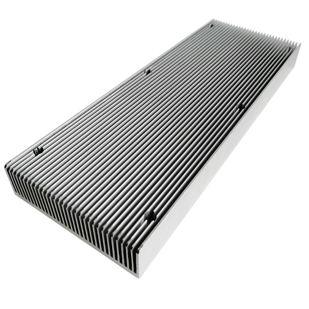 Commercial LED Plant Light Heatsink 120(W)*36(H)*340(L)mm Custom Aluminum Alloy LED Heatsink