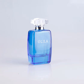 30 50 100 ml Customizable Colors & Logos Cosmetic Glass Tube Perfume Spray Bottles with Screw Cap and Screen Printing