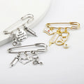 Jachon New Stethoscope Brooch Pins Nurse Week Gifts Enamel Lapel Pin Decoration Brooch for Medical Doctor Graduation Presents
