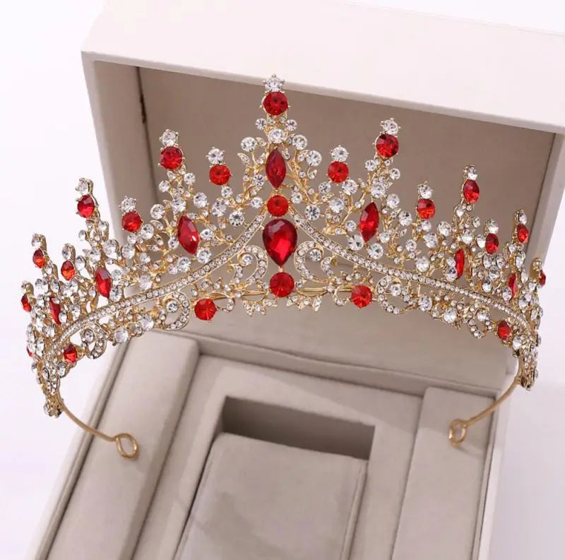 Large Alloy Crown for Miss World Beauty Queen Pageant Elegant Wedding Decor