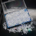 Pass Tester Lab Grown Diamond 1-3mm Pure White VVS Heart and Arrow Round Cut Loose Moissanite Melee Gemstone