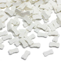 Hot Sale White Dog Bone Shape Polymer Clay Slice for Scrapbooking Slime Fillings Nail Art Decoration Jewelry Usage