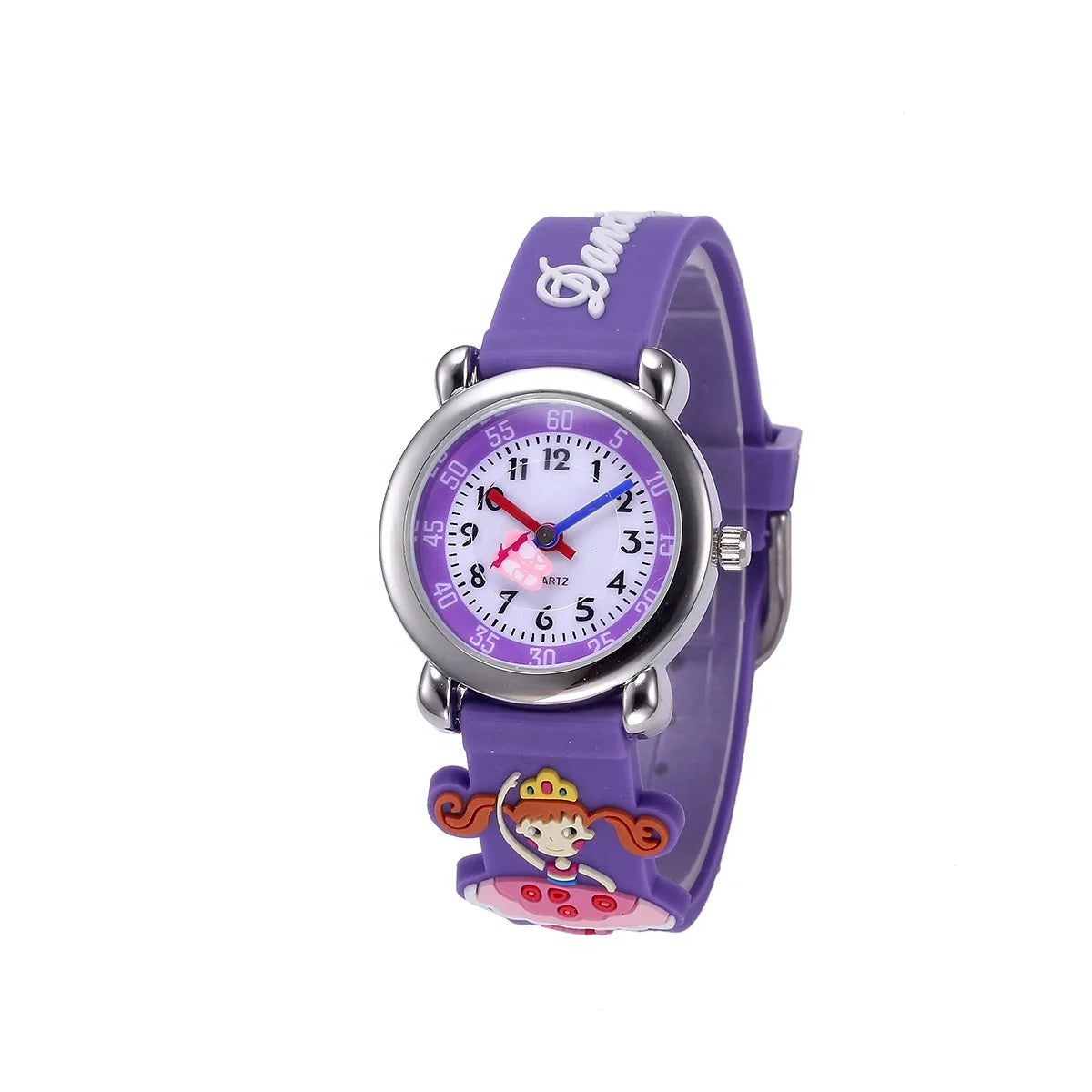 Jnew Cutey Sport Cartoon Quartz Eco-Friendly Fashion Watches Kids Toddlers Waterproof 30m Acrylic Lens PVC Band Material