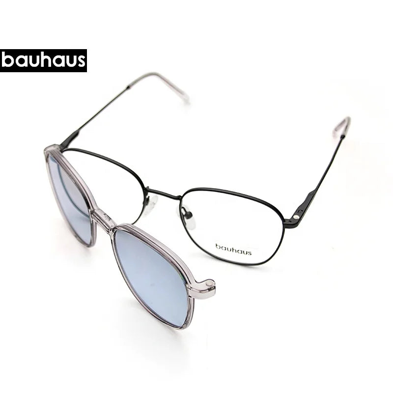 X101 Uv400 Summer Sun Shade Clip on Magnet Fashion Trendy Metal Square 2022 Sun Glasses Sunglasses
