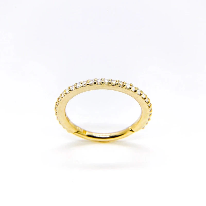 S925 Sterling Silver Piercing Jewelry Micro-inlaid Zircon Nose Ring Cartilage Stud Earrings Wholesale