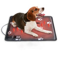 Paw Print Graphene Pet Heating Pad Waterproof Smart Timing Thermostat Switch Cat Dog Heated Seat Cushion